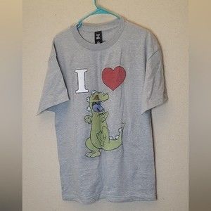 Reptar Rugrats Nicktoons Nickelodeon Nostalgia Tshirt Men's Large